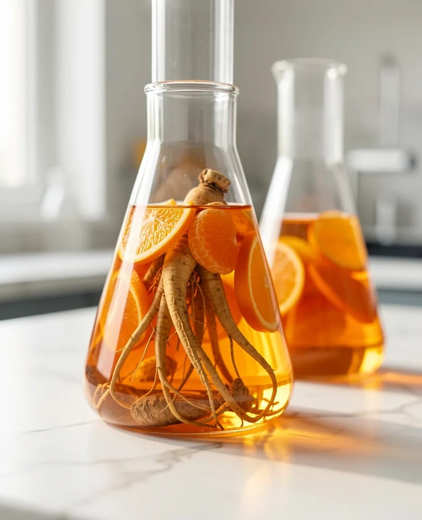 Botanical extracts in glass labware